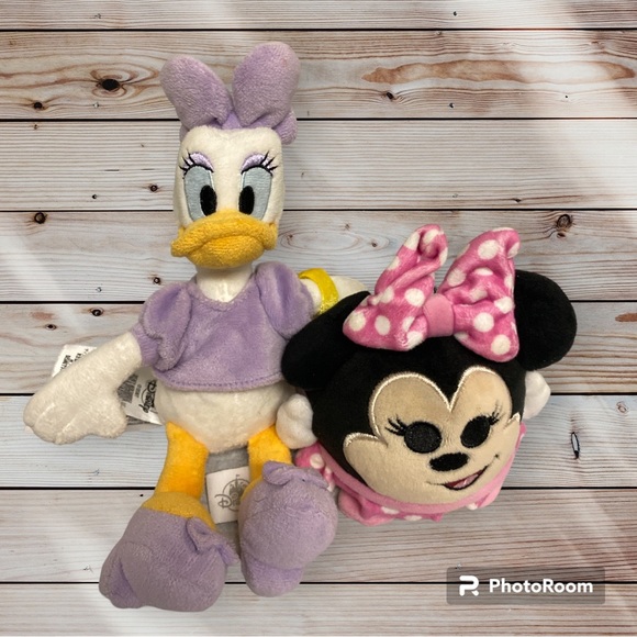 Preloved daisy and Minnie stuffed animals - Picture 1 of 8